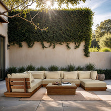 Load image into Gallery viewer, Mirella - 7 Piece Water Resistant Fabric Upholstered Outdoor Patio Modular Sectional
