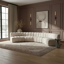 Load image into Gallery viewer, Arc - Boucle Fabric 7 Piece U-Shaped Modular Sofa
