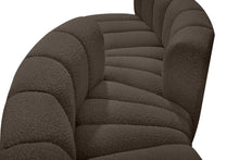 Load image into Gallery viewer, Arc - Boucle Fabric 6 Piece Modular Sofa - Black
