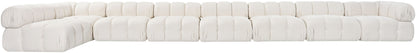 Orin - Velvet Performance Fabric Upholstered 8 Piece L-Shaped Sectional