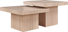 Load image into Gallery viewer, Spencer - 15" Oak Veneer 2 Piece Coffee Table
