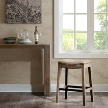 Load image into Gallery viewer, Saddle Counter Stool With High Density Foam
