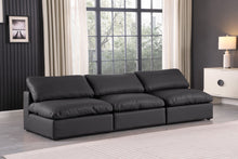 Load image into Gallery viewer, Comfy - Faux Leather Modular Armless Sofa 3 Seats

