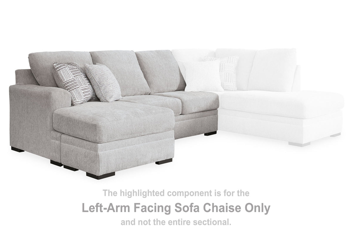 Gabyleigh - Laf Sofa Chaise - Nickel