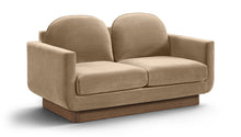 Load image into Gallery viewer, Diviento - Velvet Performance Fabric Upholstered Loveseat
