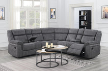 Load image into Gallery viewer, U91 - 3 Piece Reclining Sectional - Gray
