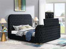 Load image into Gallery viewer, B540 - King Bed With Fireplace, TV Mount &amp; Bluetooth Speaker &amp; USB
