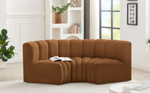 Load image into Gallery viewer, Arc - Velvet 3 Piece Modular U-Shaped Sofa - Saddle
