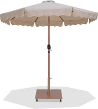 Load image into Gallery viewer, Amalfi - Aluminum Patio Umbrella - Light Brown Base / Light Brown Pole
