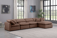 Load image into Gallery viewer, Indulge - Faux Leather 5 Piece Modular Sectional With Chaise
