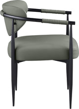 Load image into Gallery viewer, Virella - faux Leather Upholstered Dining Chair (Set of 2) - Black Base
