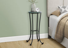 Load image into Gallery viewer, Accent Side Table, Plant Stand, Round, Contemporary &amp; Modern - Black
