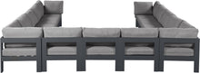 Load image into Gallery viewer, Nizuc - Outdoor Patio 13 Piece Modular Sectional With Gray Frame
