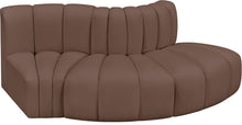 Load image into Gallery viewer, Arc - Faux Leather 3 Piece Modular Sofa
