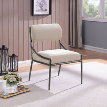 Load image into Gallery viewer, Bastille - Upholstered Dining Side Chair (Set of 2) - Silver Frame
