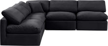 Load image into Gallery viewer, Indulge - Velvet 5 Piece Modular Corner Armless Sectional
