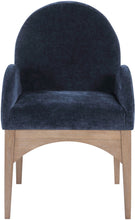 Load image into Gallery viewer, Waldorf - Chenille Dining Arm Chair With Natural Legs
