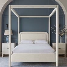 Load image into Gallery viewer, Salina - Linen Textured Fabric Upholstered Bed
