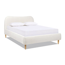 Load image into Gallery viewer, Roman - Curved Headboard Upholstered Platform Bed
