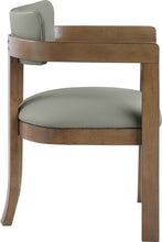 Load image into Gallery viewer, Lavrin - Vegan Leather Upholstered Dining Arm Chair (Set of 2) - Walnut Base

