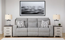 Load image into Gallery viewer, Biscoe - Power Reclining Sofa With Adj Headrest - Pewter
