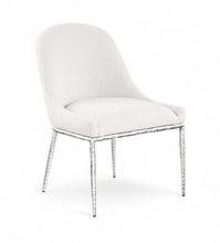 Load image into Gallery viewer, Ferro - Upholstered Dining Side Chair With Brushed Silver Legs
