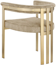 Load image into Gallery viewer, Marcello - Dining Chair With Brushed Gold Iron Frame (Set of 2) - Beige

