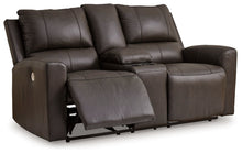 Load image into Gallery viewer, Boxmere - Dbl Power Reclining Loveseat with Console - Storm

