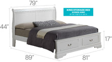 Load image into Gallery viewer, Upholstered Panel Sleigh Bed Design
