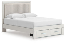 Load image into Gallery viewer, Zuraleus - Upholstered Panel Platform Storage Bed
