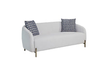 Load image into Gallery viewer, Elure - Dreamy Rounded Sofa - Pearl Silver
