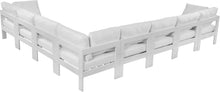 Load image into Gallery viewer, Nizuc - Outdoor Patio 8 Piece Modular Sectional With White Frame
