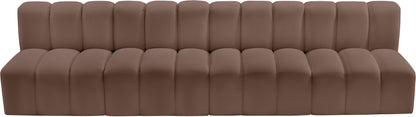 Arc - Faux Leather 4 Seats Modular Sofa