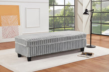 Load image into Gallery viewer, U321 - Corduroy Ottoman - Gray
