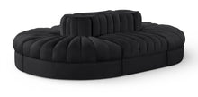 Load image into Gallery viewer, Rummi - Oval Velvet Performance Fabric Upholstered 6 Piece Modular Sectional

