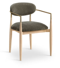 Load image into Gallery viewer, Riccio - Fabric Dining Arm Chair (Set of 2) - Natural Frame
