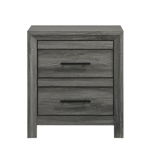 Denver - 2 Drawer Nightstand - Gray