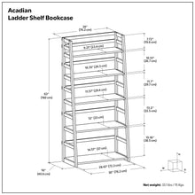 Load image into Gallery viewer, Acadian - Handcrafted Ladder Shelf Bookcase
