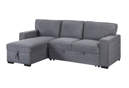 U0203 - Reversible Chaise - Light Gray