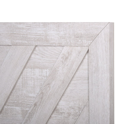 Biscayne - 3/3 Twin Headboard Footboard & Slats - Driftwood