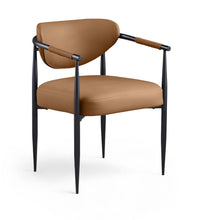 Load image into Gallery viewer, Virella - faux Leather Upholstered Dining Chair (Set of 2) - Black Base
