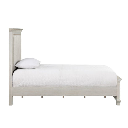 Silver Sands - 3/3 Twin Panel Footboard & Slats - Gray