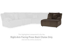 Load image into Gallery viewer, Top Tier - Raf Press Back Chaise - Chocolate
