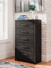 Load image into Gallery viewer, Hollivern - Five Drawer Chest - Dark Gray
