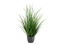 Load image into Gallery viewer, 23" Tall, Artificial Plant, Grass, Indoor, Faux, Fake, Table, Greenery, Potted, Real Touch, Decorative - Green / Black
