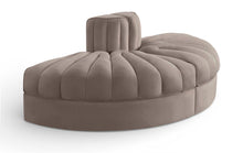 Load image into Gallery viewer, Rummi - Velvet Performance Fabric Upholstered 2 Piece  Rounded Modular Loveseat

