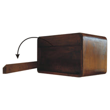 Load image into Gallery viewer, Wall Mounted Open Woven Bedside Table - Chestnut
