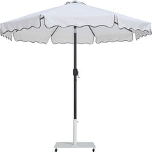 Load image into Gallery viewer, Amalfi - Aluminum Patio Umbrella - White Base / Black Pole
