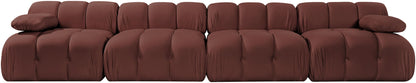Orin - Velvet 4 Piece Modular Sofa