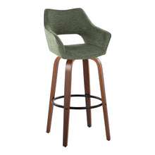 Load image into Gallery viewer, Mustang - Contemporary Fixed Height Barstool With Swivel &amp; Round Footrest (Set of 2)
